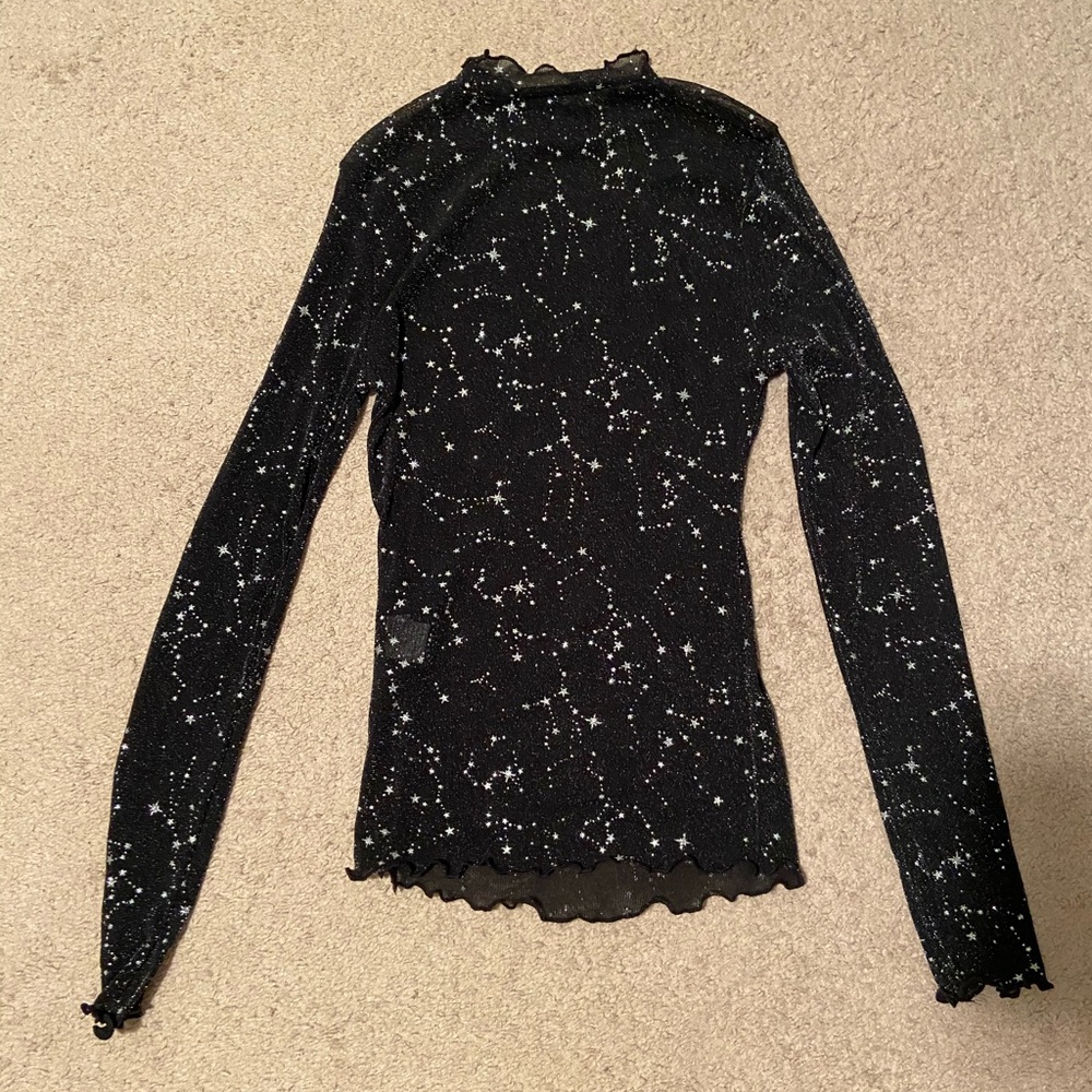 Shein Mesh star long sleeve